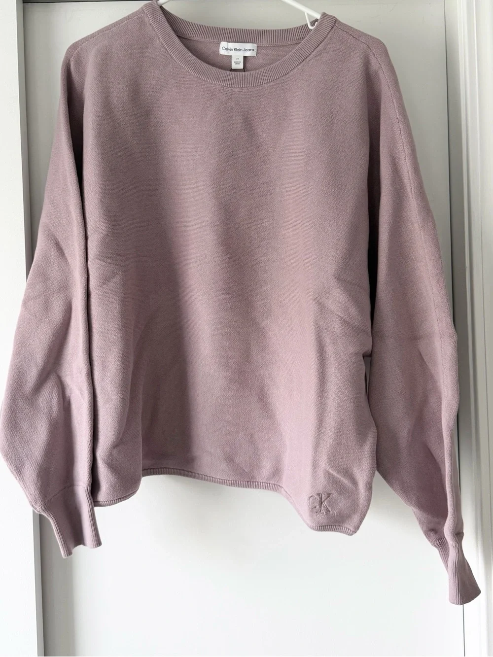 Calvin Klein Lavender Crewneck Sweater